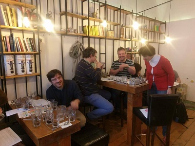 home barista tréning & coffee cupping