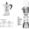 Bialetti Moka Express - Oceana -  3 személyes Kotyogós Kávéfőző - Image 2
