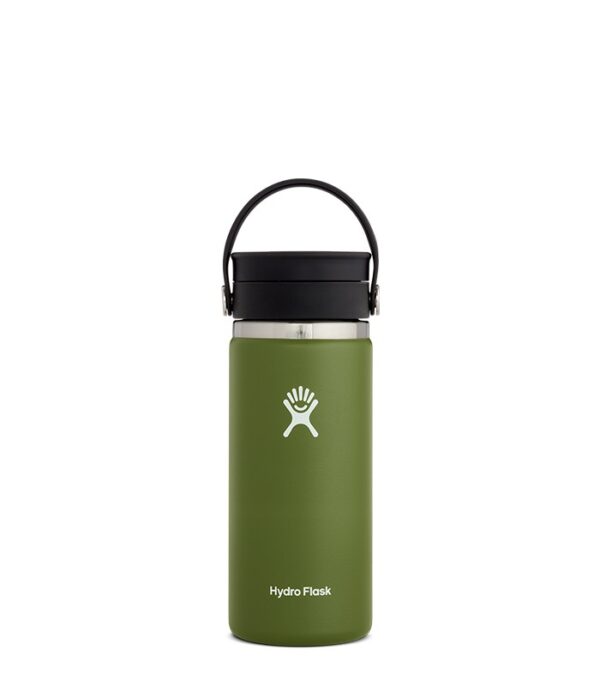Hydroflask Kávéstermosz - Wide mouth flex sip 16 oz - 473 ml - Olíva